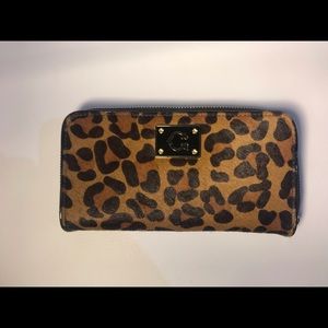 C Wonder Leopard Wallet NWT